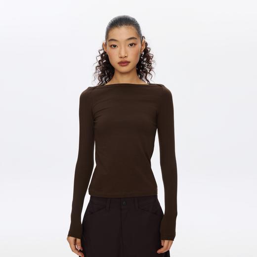 Oneup船领修身长袖 商品图2