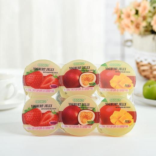 可康牌酸奶味多口味果冻 480g/盒 商品图1
