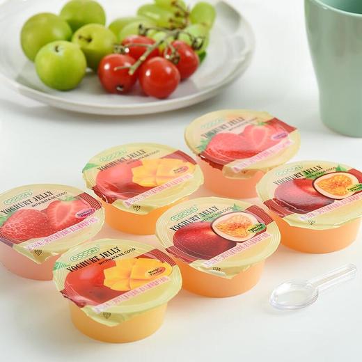可康牌酸奶味多口味果冻 480g/盒 商品图3