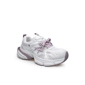 豪麟名鞋奥莱迪嘉女鞋时尚老爹鞋牛皮革/织物DJYSO61WX210灰色  原价1660元