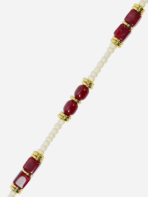 北京仓｜La Coque Française-MINA-米色 串珠 长款 手机链［法国设计师］ 商品图1