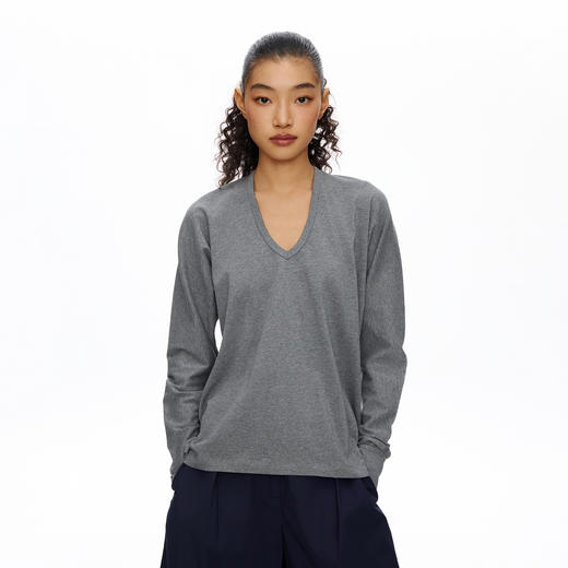 Oneup全棉一片式水滴领长袖 商品图1