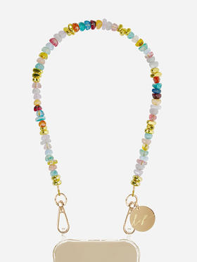 北京仓｜La Coque Française-LIVIYA-彩色 串珠 短款 手机链［法国设计师］