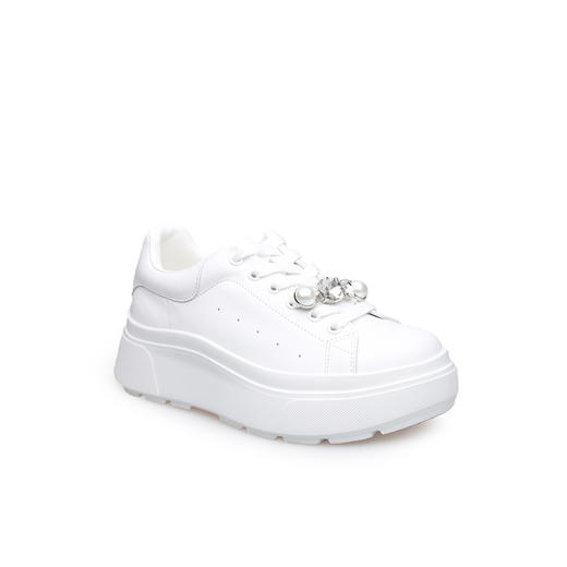 豪麟名鞋迪嘉女鞋短靴羊反绒面革DJELA52WN023黑色 商品图0