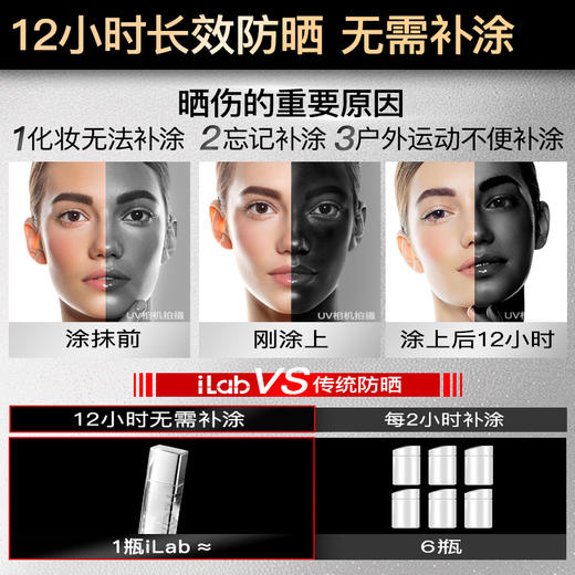 iLab艾莱博极限运动MAX广谱 物理防晒小银瓶(抗氧提亮)精华乳 商品图3
