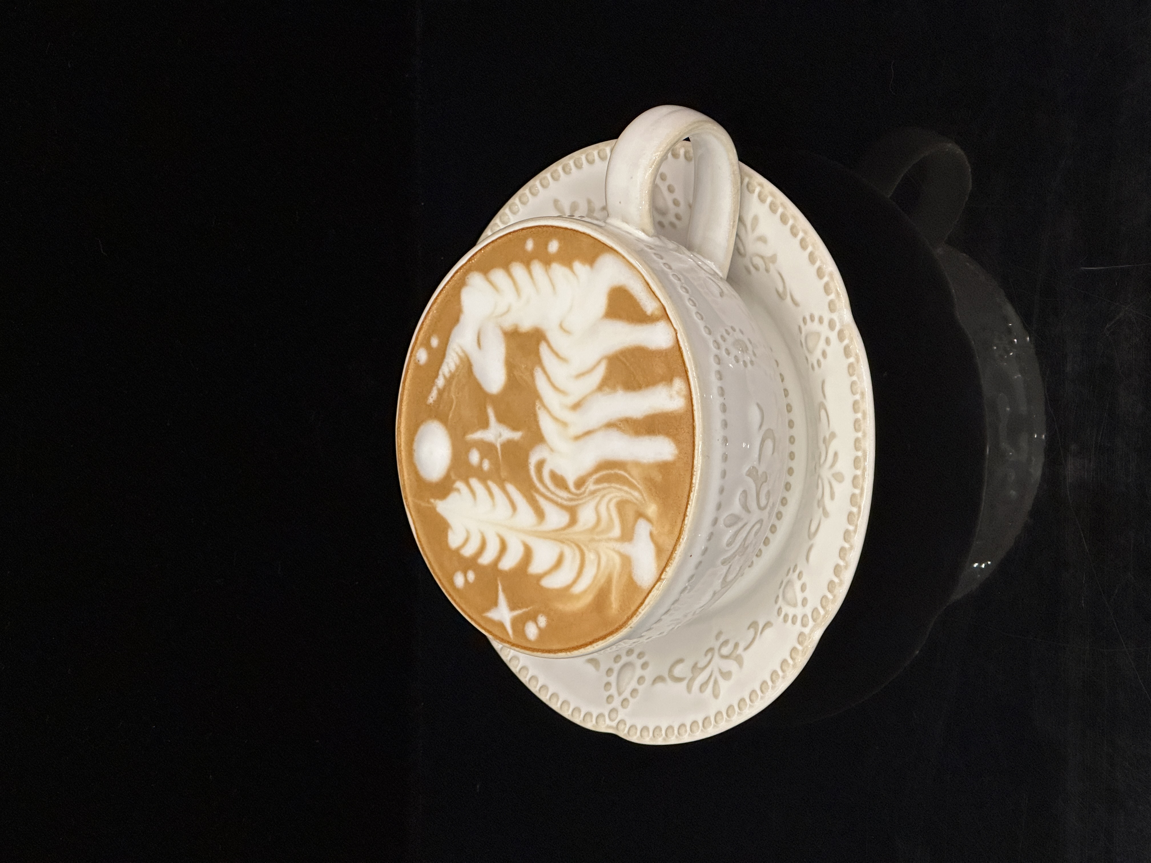 招牌独角兽拉花拿铁