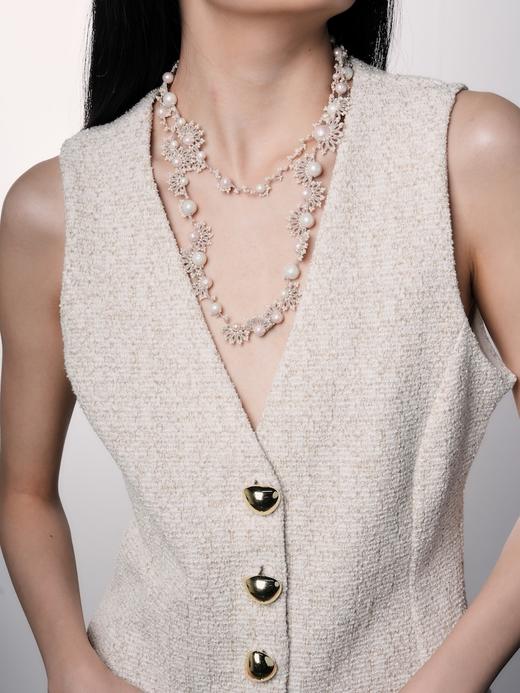 北京仓｜Lorina Balteanu-Fannita-长款 珍珠 玻璃珠 项链［法国设计师］ 商品图4