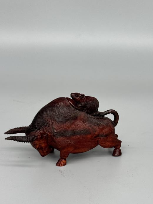 鼠你最牛°小叶紫檀摆件 商品图0