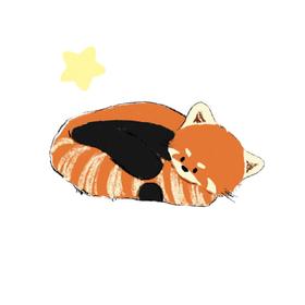 就是fufu丨小熊猫冰箱贴