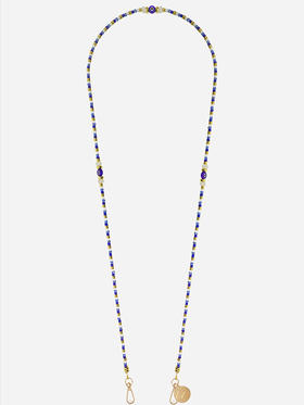 北京仓｜La Coque Française-IDRA-蓝色 串珠 长款 手机链［法国设计师］