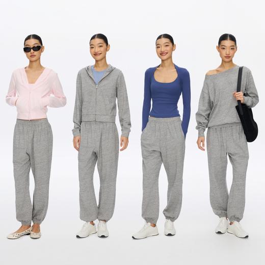 Oneup花纱收脚薄卫裤 商品图4