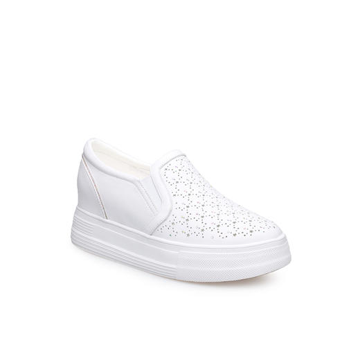 豪麟名鞋奥莱迪嘉女鞋时尚休闲鞋牛皮革DJXXO61WX207白色  原价1660元 商品图0