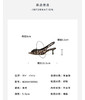 Westory2026年春季小方头中跟豹纹玫瑰花朵后空鞋时装空凉鞋W26AH50981 商品缩略图8