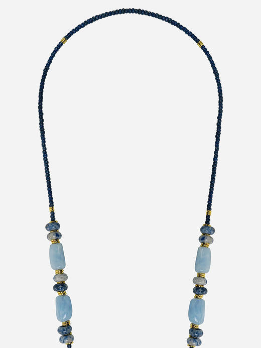 订购8周到｜La Coque Française-NESSY-蓝色 串珠 长款 手机链［法国设计师］ 商品图2