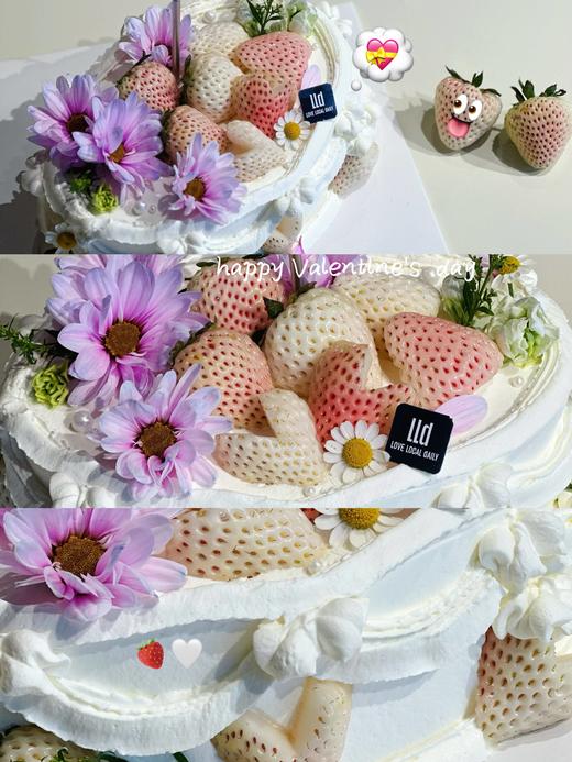 淡雪白草莓之恋·奶油蛋糕 商品图1