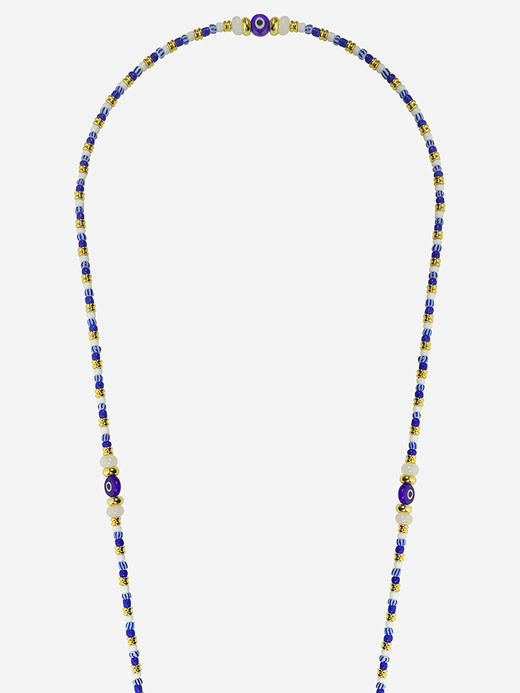 北京仓｜La Coque Française-IDRA-蓝色 串珠 长款 手机链［法国设计师］ 商品图2