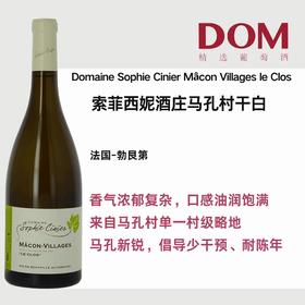 索菲西妮酒庄马孔村干白 Domaine Sophie Cinier Mâcon Villages le Clos