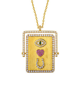 北京仓｜MYA-BAY-TO THE MOON-眼睛形 心形 马蹄形 项链［比利时设计师］