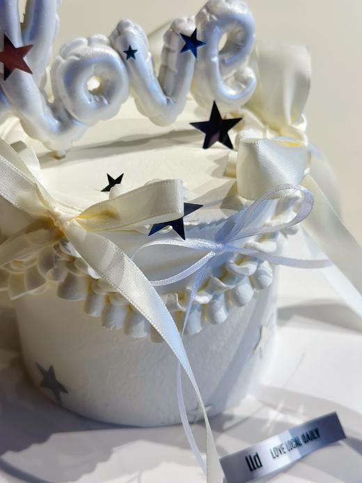 纯白心动【星星不可食用哦】·奶油蛋糕 商品图1