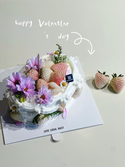 淡雪白草莓之恋·奶油蛋糕 商品图0