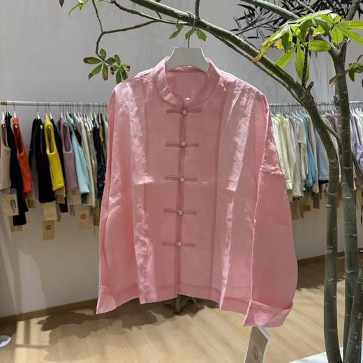 【抖音专属】中式小衫（23710162B桃夭） 商品图0