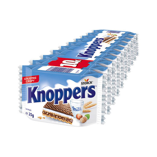Knoppers牛奶榛子巧克力威化250g 商品图3
