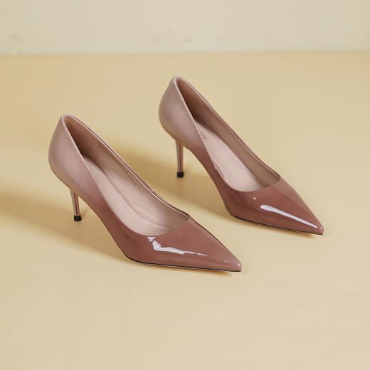 Westory2026年春季尖头高跟渐变粉色单鞋通勤宴会百搭浅口鞋W26AE51181 商品图7