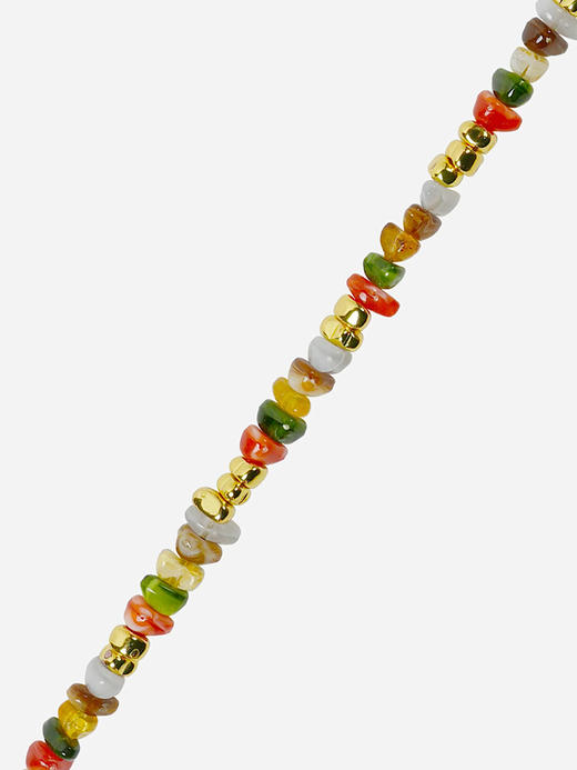 北京仓｜La Coque Française-LIVIYA-卡其拼色 串珠 长款 手机链［法国设计师］ 商品图1