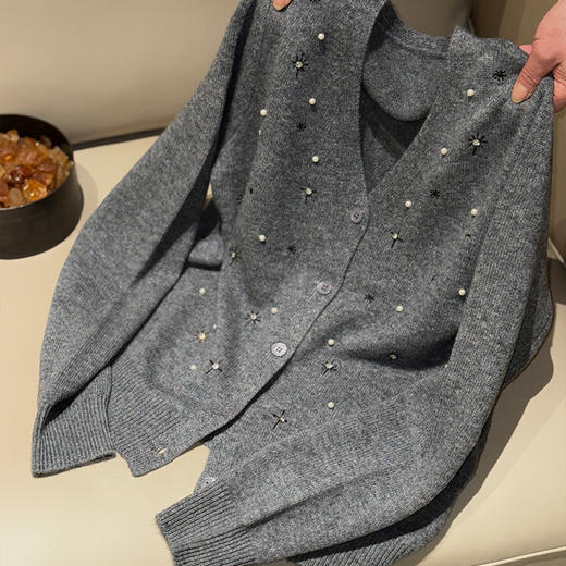 【特价不退换】【预售7天】良木礼羊毛开衫（3792F） 商品图0