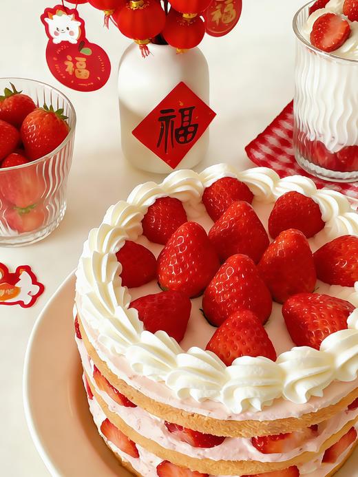【草莓季童话】四季鲜果奶油蛋糕 商品图1