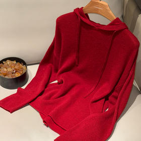 【特价不退换】【预售7天】良木礼山羊绒连帽上衣（3223F）