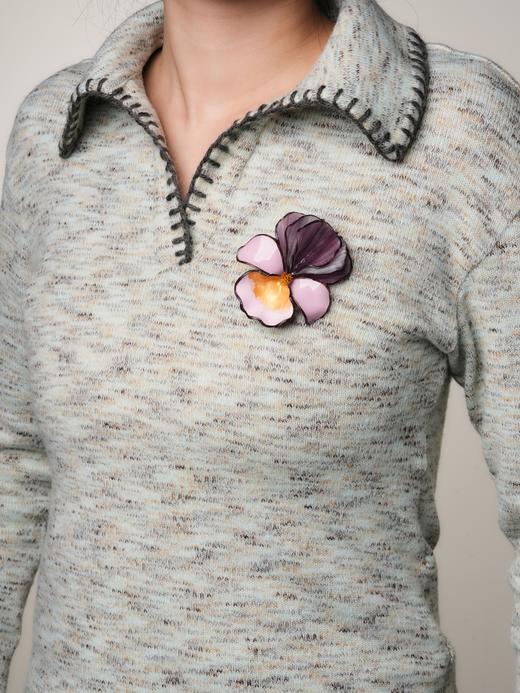 北京仓｜Cilea Bijoux-YVETTE-鸢尾花 胸针（大号）［法国设计师］ 商品图2