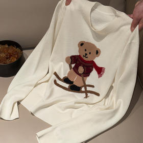 【特价不退换】【预售7天】良木礼羊毛圆领上衣（3352F）