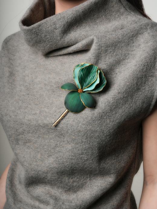 北京仓｜Cilea Bijoux-IRIS-鸢尾花 胸针［法国设计师］ 商品图11