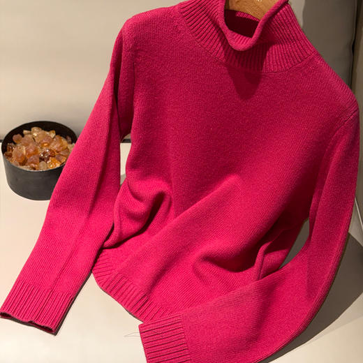 【特价不退换】【现货】良木礼羊毛高领上衣（3347F） 商品图0