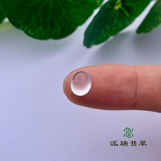 派瑞翡翠 翡翠戒面 冰种 无色 商品图2