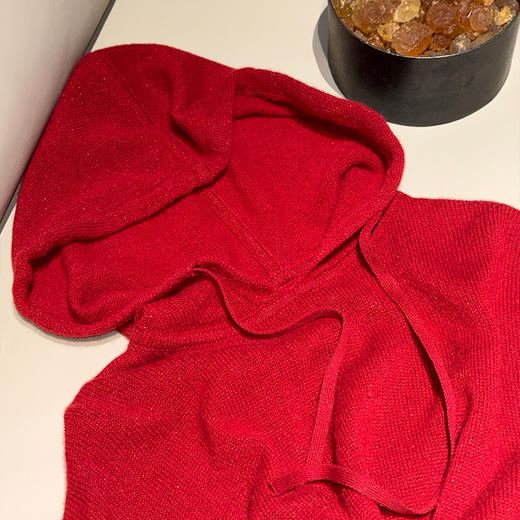 【特价不退换】【预售7天】良木礼山羊绒连帽上衣（3223F） 商品图2