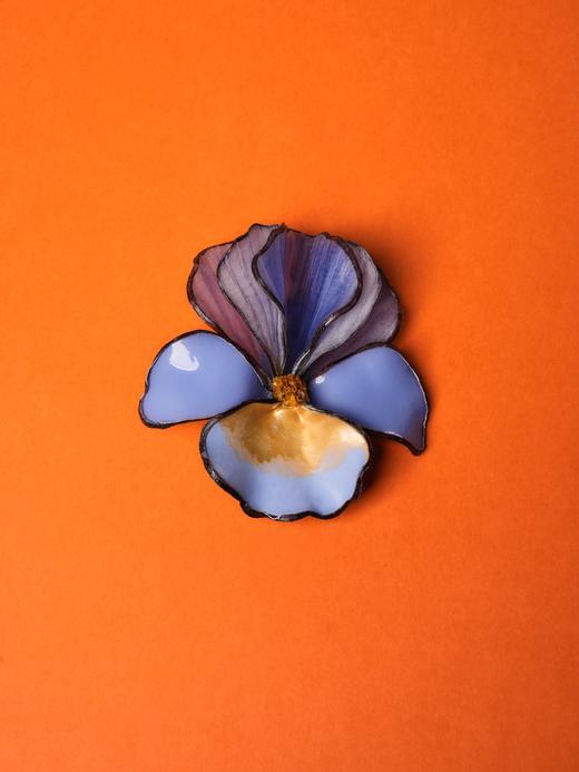 北京仓｜Cilea Bijoux-YVETTE-鸢尾花 胸针（中号）［法国设计师］ 商品图3