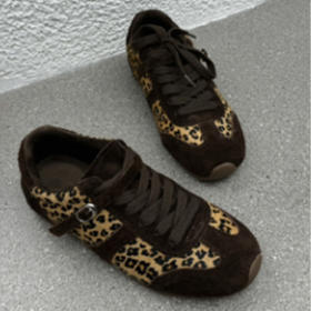 【特价不退换】【预售7天】良木礼豹纹鞋（3448）