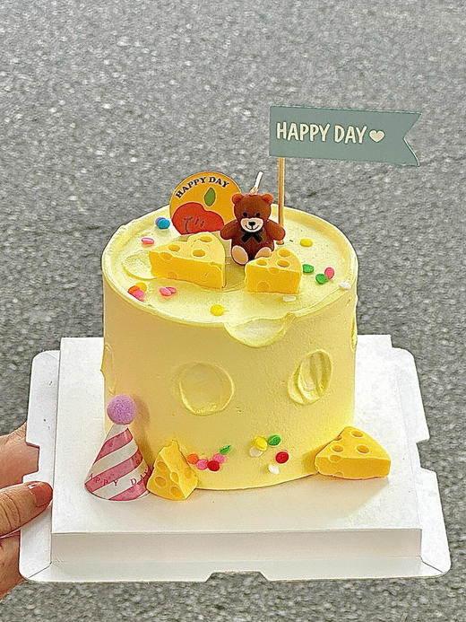 蛋糕定制—奶酪小熊 商品图0