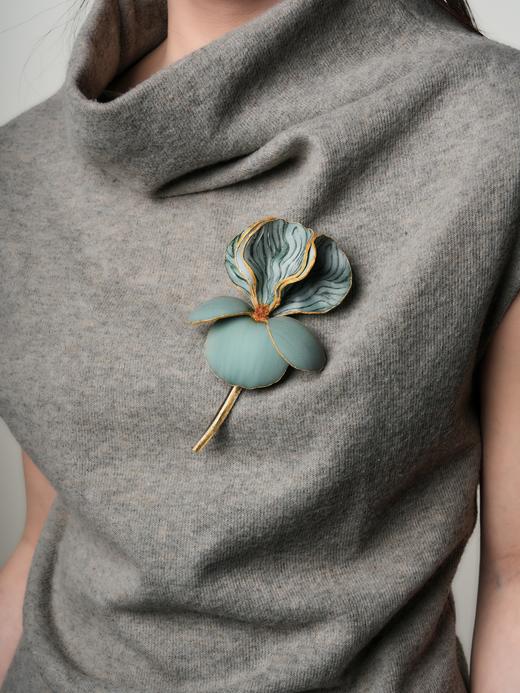 北京仓｜Cilea Bijoux-IRIS-鸢尾花 胸针［法国设计师］ 商品图10