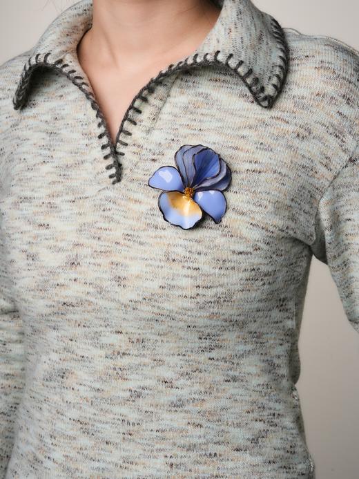 北京仓｜Cilea Bijoux-YVETTE-鸢尾花 胸针（中号）［法国设计师］ 商品图4