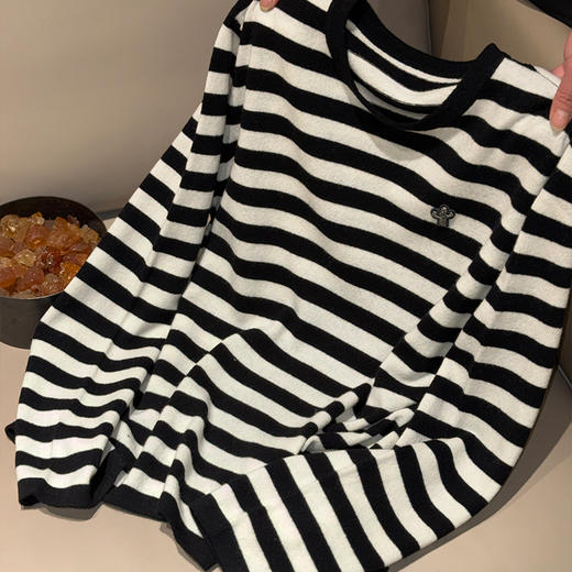 【特价不退换】【预售7天】良木礼羊毛条纹上衣（3351F） 商品图1