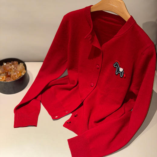 【特价不退换】【预售7天】良木礼羊毛开衫（3221F） 商品图0