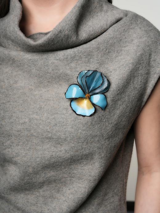 北京仓｜Cilea Bijoux-YVETTE-鸢尾花 胸针（中号）［法国设计师］ 商品图6