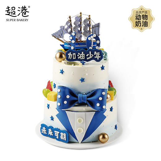 童趣·加油少年·生日蛋糕 商品图0