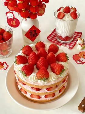 【草莓季童话】四季鲜果奶油蛋糕