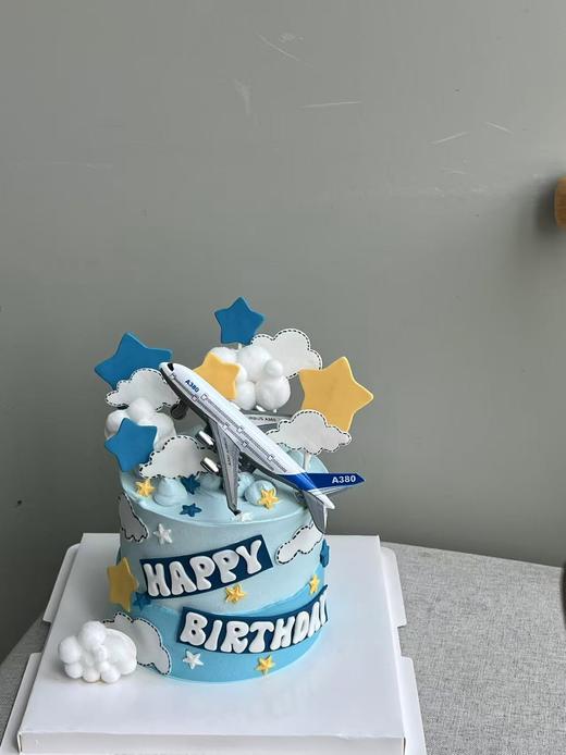 「男孩」飞机蛋糕 商品图0