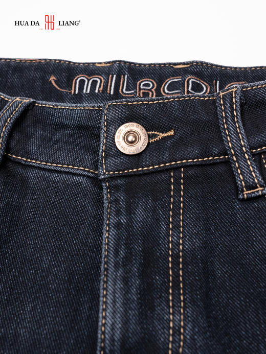 男装25秋冬新品牛仔直桶长裤2219-K1204 商品图4