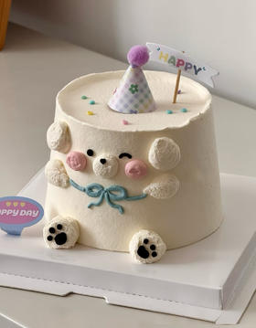 蛋糕定制—可爱小狗